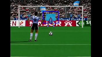 2 mans eat bad player ass in a soccer game