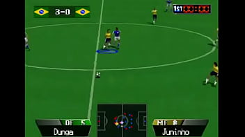 2 mans eat bad player ass in a soccer game