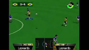 2 mans eat bad player ass in a soccer game