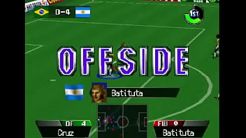 2 mans eat bad player ass in a soccer game