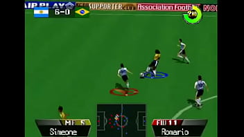 2 mans eat bad player ass in a soccer game