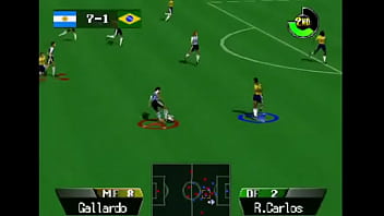 2 mans eat bad player ass in a soccer game