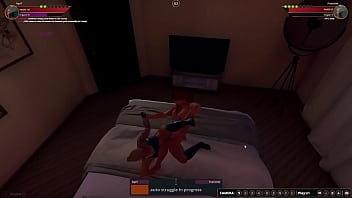 April vs francine nf3d sexfight lesbian