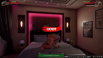 April vs francine nf3d sexfight lesbian