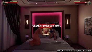 April vs francine nf3d sexfight lesbian