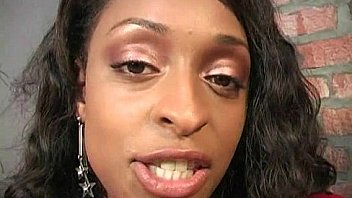 Ebony teen cleaning all the cocks at gloryhole 8