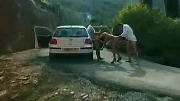 Euro slut hardcore on the road