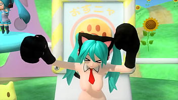 Hatsune miku gatita desnuda