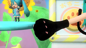 Hatsune miku gatita desnuda