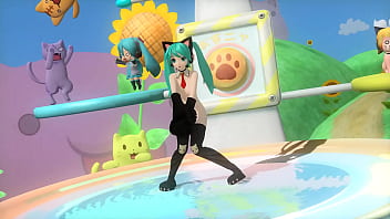 Hatsune miku gatita desnuda