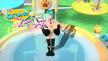 Hatsune miku gatita desnuda