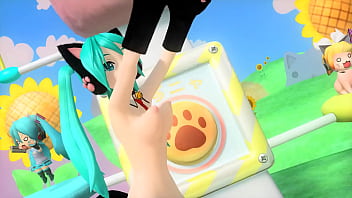 Hatsune miku gatita desnuda