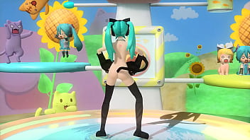 Hatsune miku gatita desnuda