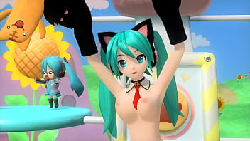 Hatsune miku gatita desnuda