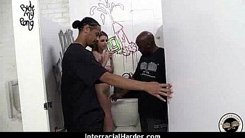 Creamy tight snatch white riding black 28