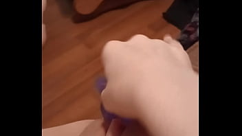 Fucking myself on a dildo