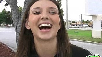 Getting a chick from public and fuck her for money 12