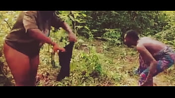 Good village camera man who bangs vacation girl in the bush during the merry christmas