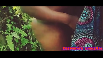 Good village camera man who bangs vacation girl in the bush during the merry christmas