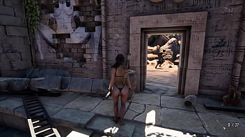 The ancient obelisk awakened and began actively fucking lara 3d hentai game animation