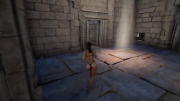 The ancient obelisk awakened and began actively fucking lara 3d hentai game animation
