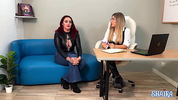 Shairapsychosex invites christyevansx a horny mature redhead lesbian to therapy