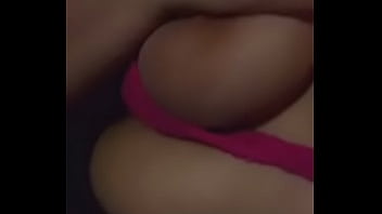 Playing with boobies