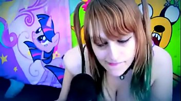 Beauty sucking and licking lollipop ear to ear asmr