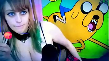 Beauty sucking and licking lollipop ear to ear asmr