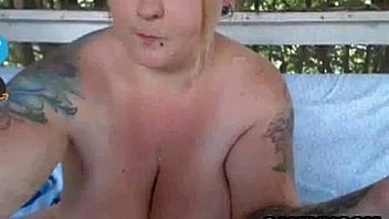 Fat slut getting her pussy fingered