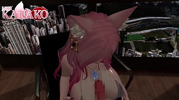 I love teasing you with my giant cat girl tits sexy vtuber titty fuck