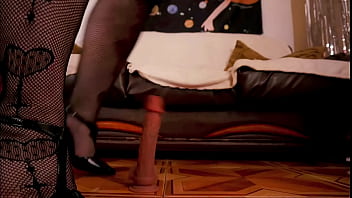 Black heels on your dick