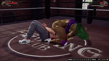 Jennifer vs gigi nf3d mixed mma femdom combat