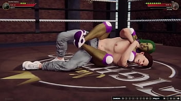Jennifer vs gigi nf3d mixed mma femdom combat