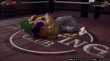 Jennifer vs gigi nf3d mixed mma femdom combat