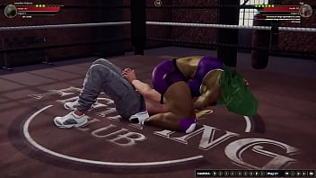 Jennifer vs gigi nf3d mixed mma femdom combat