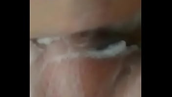 Mom with big tits showering and pussy