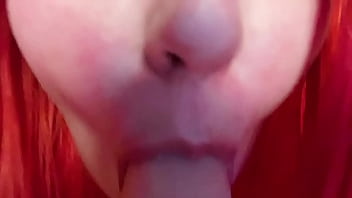 Pov blowjob eyes contact spit fetish