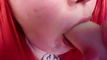 Pov blowjob eyes contact spit fetish