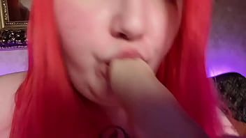 Pov blowjob eyes contact spit fetish