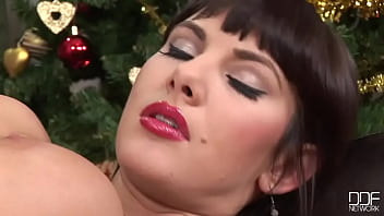 Penetration with holiday ornaments