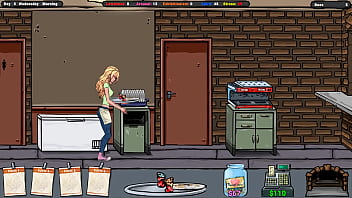 Jenny serves customers at the table but deep down she wants to serve them with her throat