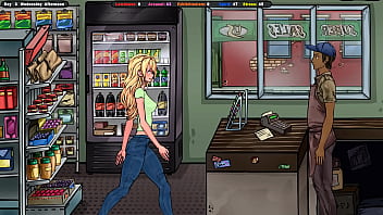 Jenny serves customers at the table but deep down she wants to serve them with her throat