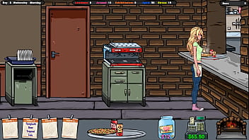 Jenny serves customers at the table but deep down she wants to serve them with her throat