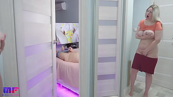Stepdaughter with big tits spies on stepdad part 6 Stepdaughter with big tits spies on stepdad part 6