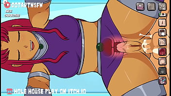 Starfire fucked and filled with cum in multiple positions hole house Starfire fucked and filled with cum in multiple positions hole house