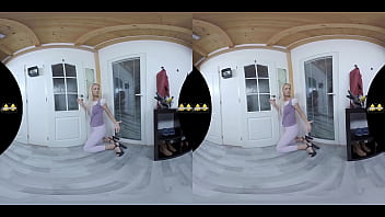 Swedish slut piss and fucks a vibrator in vr Swedish slut piss and fucks a vibrator in vr