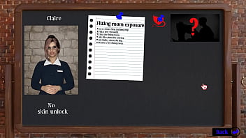 An office lady brought a dildo into the fitting room and began masturbating with it in public hentai game kink maker