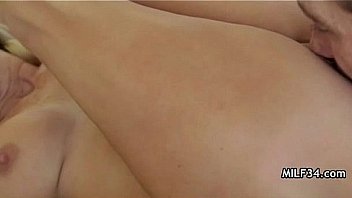 Horny milf can't wait to fuck hubby