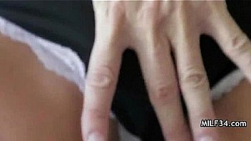 Horny milf can't wait to fuck hubby